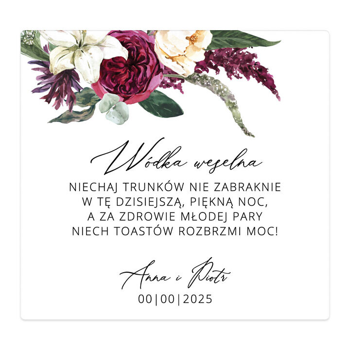 Naklejki na alkohol Misty w25