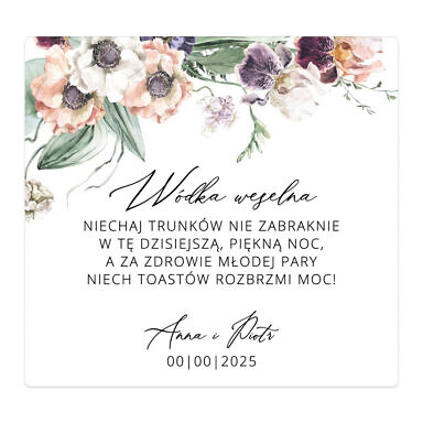 Naklejki na alkohol Misty w26