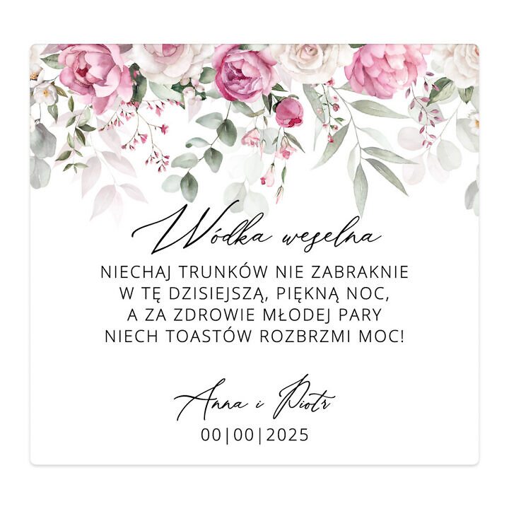 Naklejki na alkohol Misty w49