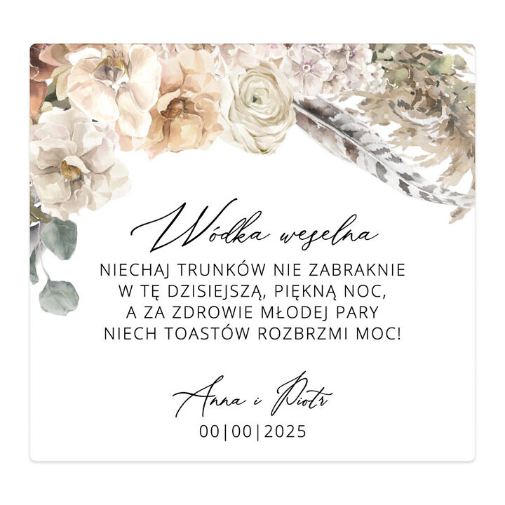 Naklejki na alkohol Misty w5
