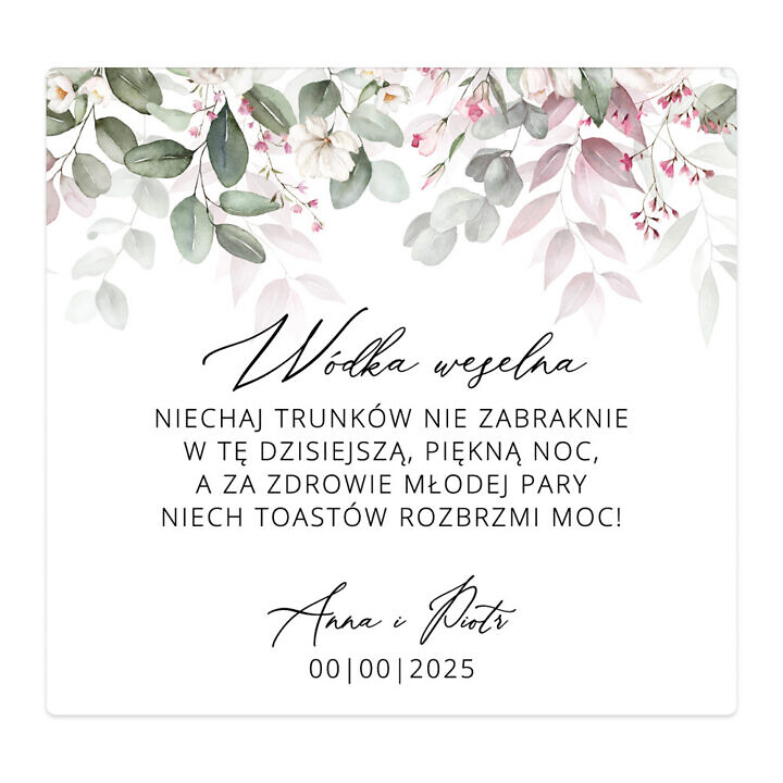 Naklejki na alkohol Misty w50