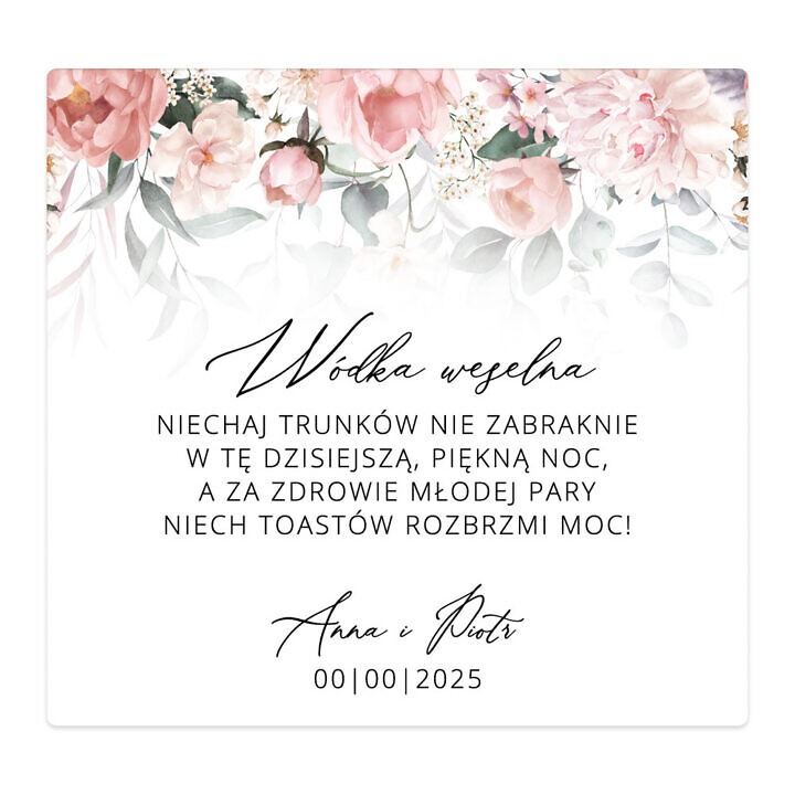 Naklejki na alkohol Misty w62