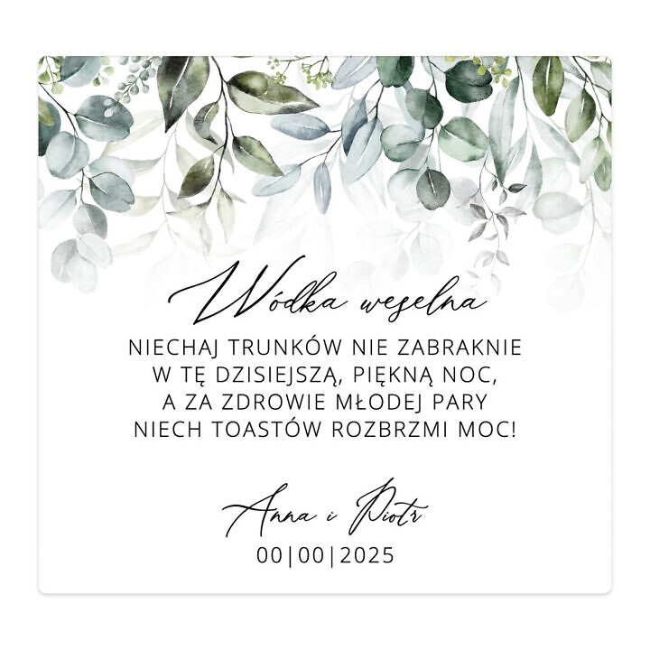 Naklejki na alkohol Misty w69