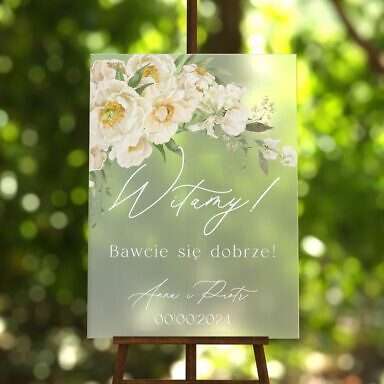 Tablica powitalna szroniona Misty w20, rozmiar do wyboru