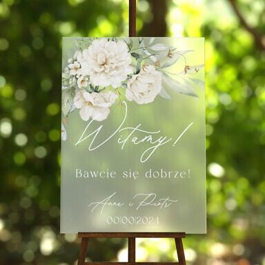 Tablica powitalna szroniona Misty w71, rozmiar do wyboru